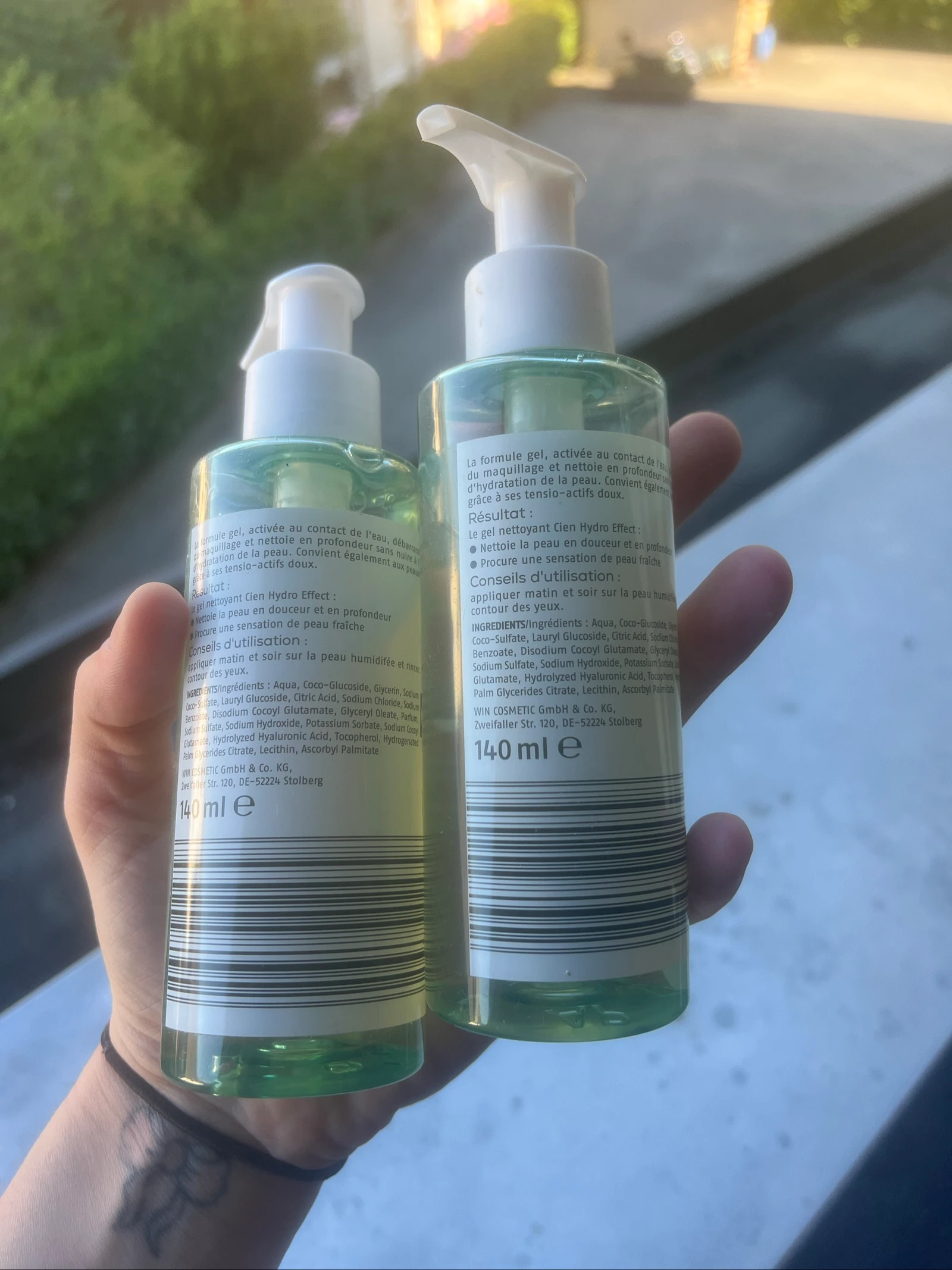 Lote de 2 geles limpiadores facial Cien Hydro Effect con ácido hialurónico – photo 6